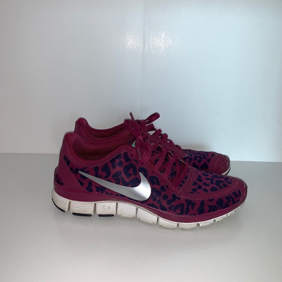 Nike Shoes - Nike Free Leopard Print Running Sneakers